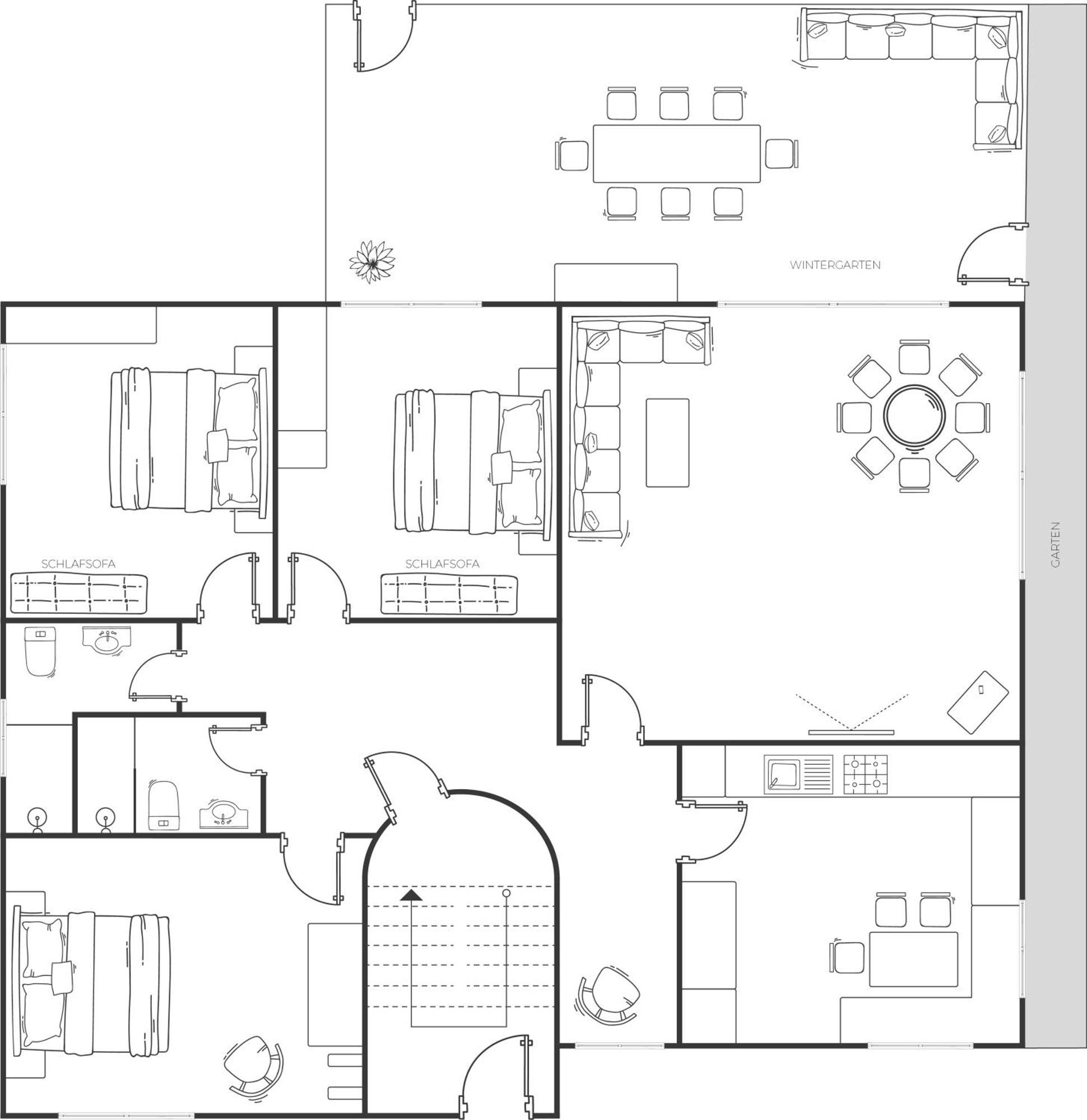 Appartement Rosengarten Längenfeld Habitación foto